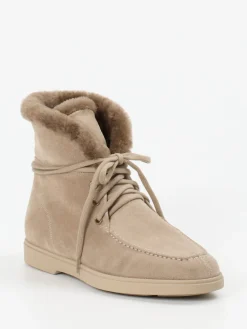 Damen Santoni – Stiefelette aus Veloursleder