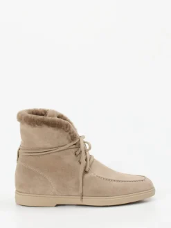 Damen Santoni – Stiefelette aus Veloursleder