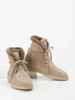 Damen Santoni – Stiefelette aus Veloursleder