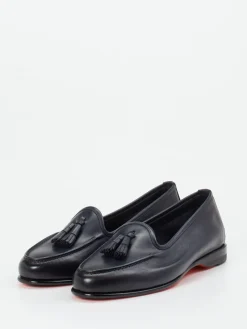 – Tassel Loafer aus Kalbleder Tiefschwarz*Santoni Outlet