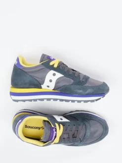 – Retro-Sneaker aus Textil und Veloursleder*Saucony Outlet