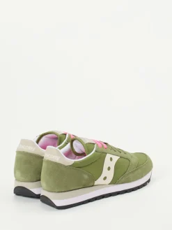Damen Saucony – Retro-Sneaker aus Veloursleder und Textil olive