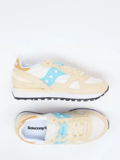 Damen Saucony – Retro-Sneaker aus Textil mit Wildlederstruktur