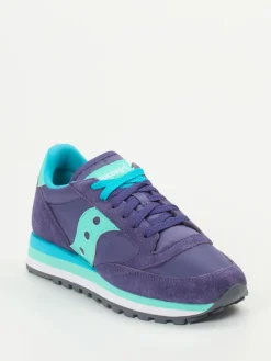Damen Saucony – Retro-Sneaker aus Veloursleder und Textil Violett