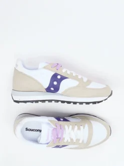 – Retro-Sneaker aus Nylon und Veloursleder*Saucony Clearance