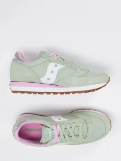 – Retro-Sneaker aus Veloursleder salbei*Saucony Discount