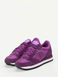Damen Saucony – Sneaker aus Textil und Veloursleder Violett