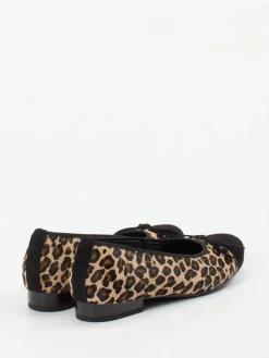 – Ballerinas aus Fellimitat mit Veloursleder*Semler Clearance