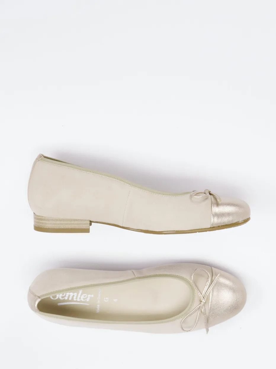 Damen Semler – Ballerinas aus Veloursleder in