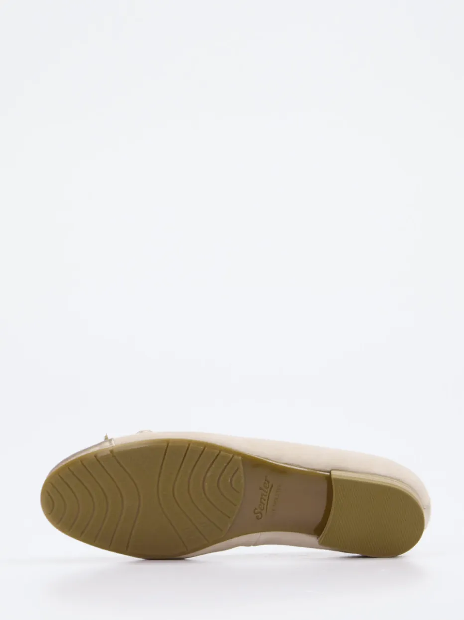 Damen Semler – Ballerinas aus Veloursleder in