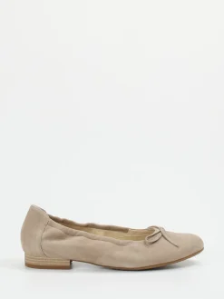 – Ballerinas aus Veloursleder in grau*Semler Clearance