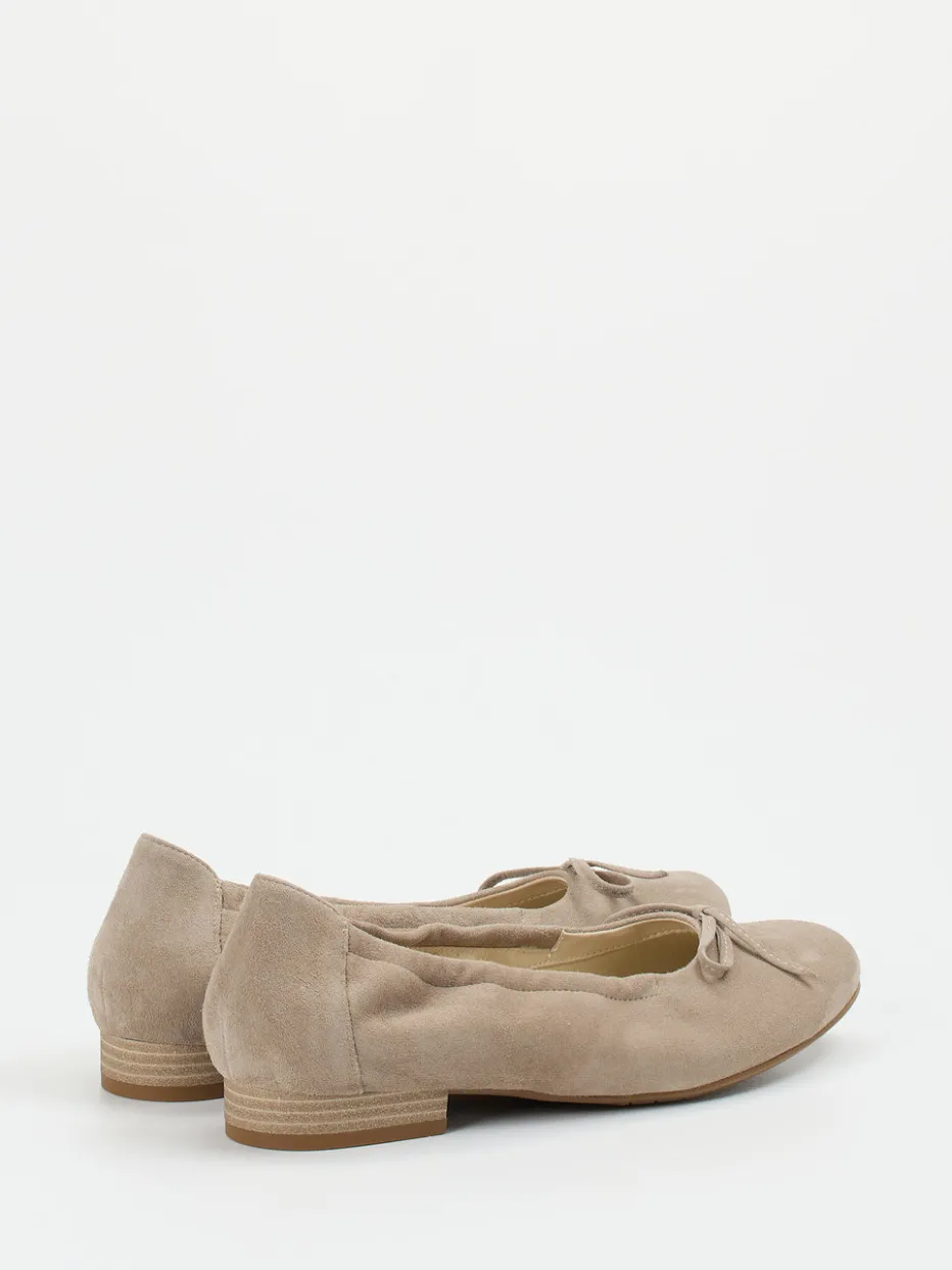 – Ballerinas aus Veloursleder in grau*Semler Clearance
