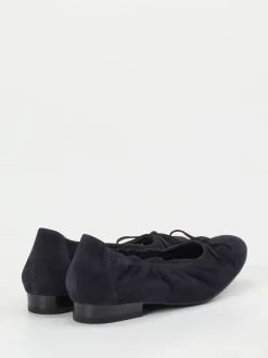 – Ballerinas aus Veloursleder in Dunkel*Semler New