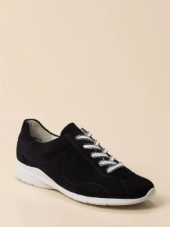 – Bequem-Sneaker aus Veloursleder Dunkel*Semler Clearance