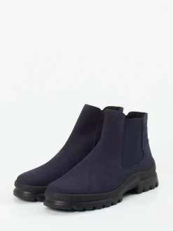 Damen Semler – Chelsea Boots aus Nubukleder Dunkel