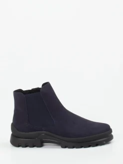 Damen Semler – Chelsea Boots aus Nubukleder Dunkel