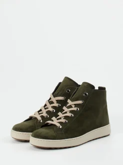 Damen Semler – High-Top Schnürstiefelette aus Veloursleder