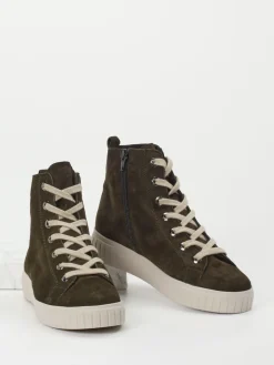 – High-Top Sneaker aus Veloursleder*Semler Clearance