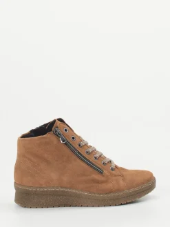 – Keilboots aus Veloursleder cognacfarben*Semler Clearance