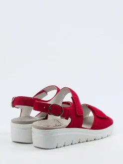 – Keilsandalette aus Veloursleder*Semler Discount