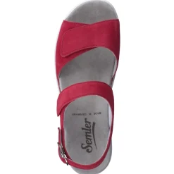 – Keilsandalette aus Veloursleder*Semler Discount