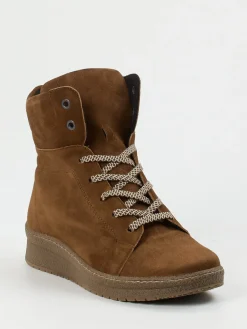 – Keilstiefelette aus Veloursleder*Semler Outlet