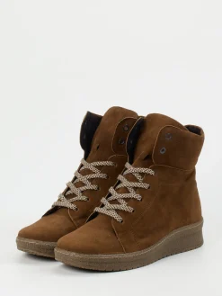 – Keilstiefelette aus Veloursleder*Semler Outlet