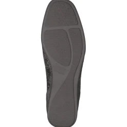 – Komfort-Loafer aus Metallicleder silbergrau*Semler Discount