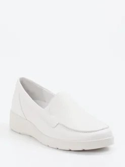 Damen Semler – Komfort-Loafer aus Kalbleder Offwhite