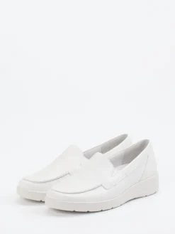 Damen Semler – Komfort-Loafer aus Kalbleder Offwhite