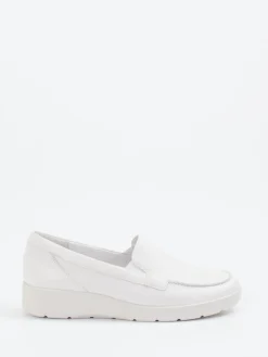 Damen Semler – Komfort-Loafer aus Kalbleder Offwhite