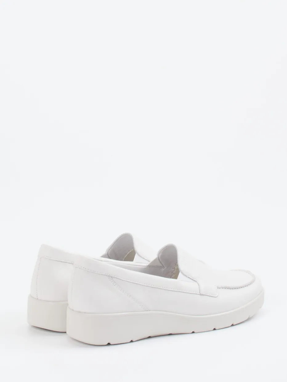 Damen Semler – Komfort-Loafer aus Kalbleder Offwhite