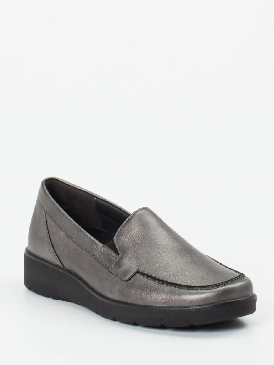 – Komfort-Loafer aus Kalbleder Anthrazit*Semler