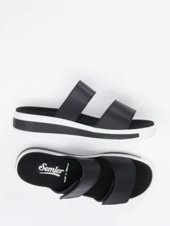 Damen Semler – Komfort-Pantoletten aus Kalbleder