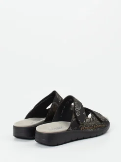 Damen Semler – Komfort-Pantolette aus geprägtem Leder