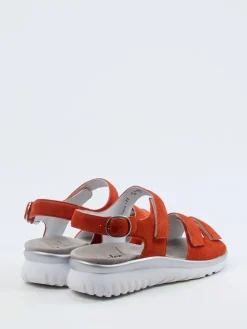 – Komfortsandale aus Veloursleder*Semler Best