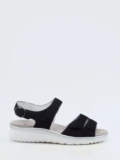 – Komfortsandale aus Veloursleder*Semler Clearance