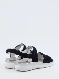 – Komfortsandale aus Veloursleder*Semler Clearance