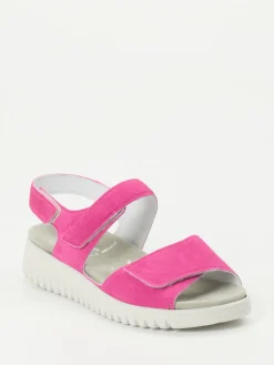 – Komfortsandale aus Veloursleder*Semler New