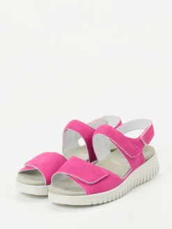 – Komfortsandale aus Veloursleder*Semler New