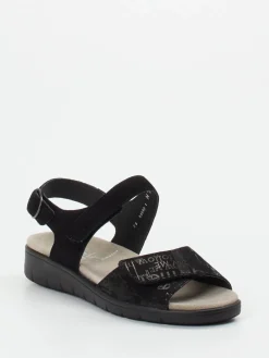 Damen Semler – Komfortsandale aus Veloursleder