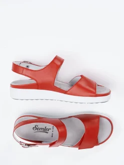 – Komfortsandale aus Kalbleder in*Semler Discount