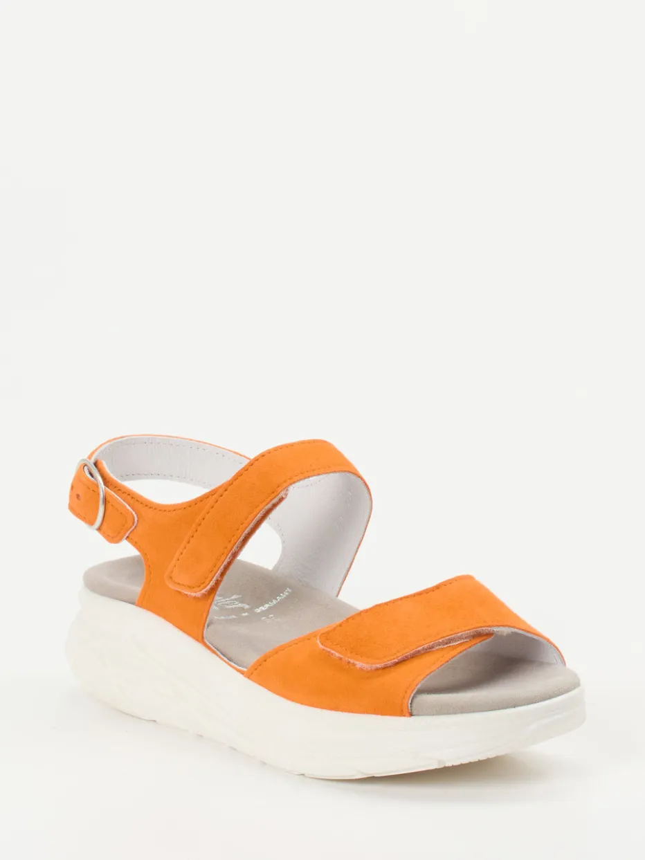 – Komfortsandale aus Veloursleder*Semler Discount