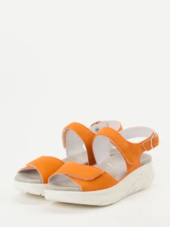 – Komfortsandale aus Veloursleder*Semler Discount