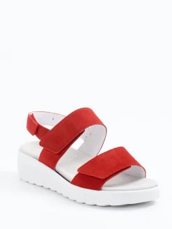 Damen Semler – Komfortsandale aus Veloursleder