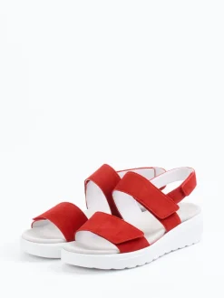 Damen Semler – Komfortsandale aus Veloursleder