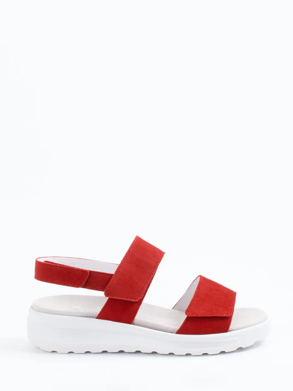 Damen Semler – Komfortsandale aus Veloursleder