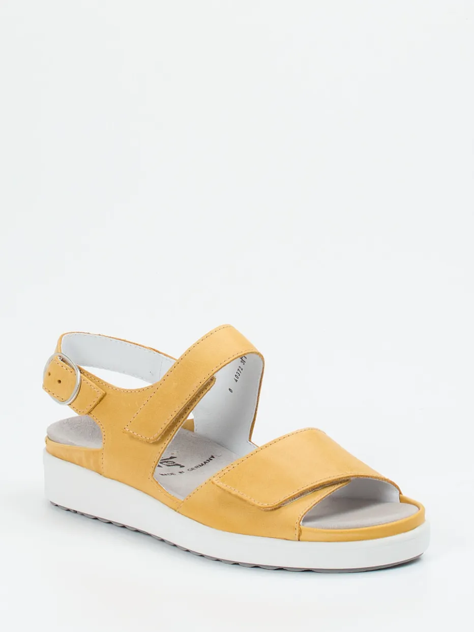 Damen Semler – Komfortsandale aus Kalbleder senf