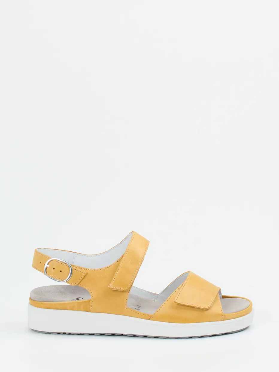 Damen Semler – Komfortsandale aus Kalbleder senf