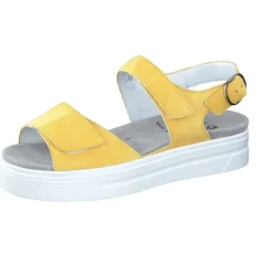 – Komfort-Sandale aus Veloursleder*Semler Hot